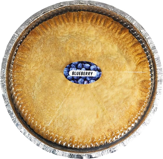 Blueberry Grocery Store Food Labels 1.25 x 2 Inch Oval Shape 500 Total Adhesive Stickers