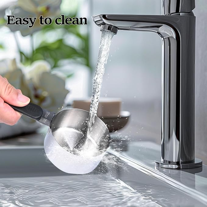 DOTINGHUX 3/4 Cup Magnetic Grips Stainless Steel Measuring Cup -1PCS