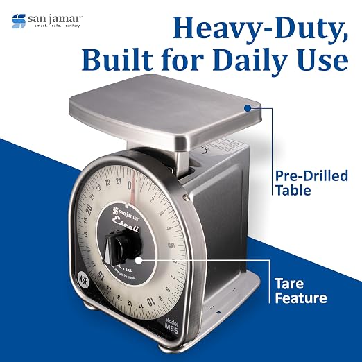 Escali Mechanical Dial Scale 5 Lb X 0.5 Oz
