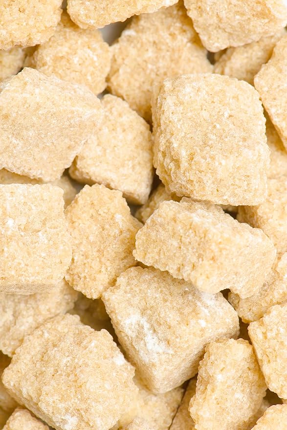 India Tree Demerara Brown Sugar Cubes from Mauritius| Fair Trade Vegan NonGMO Gluten Free All-Natural Gourmet Sweetener for Coffee, Tea, and Baking | 12 Oz Bag (Pack of 3)