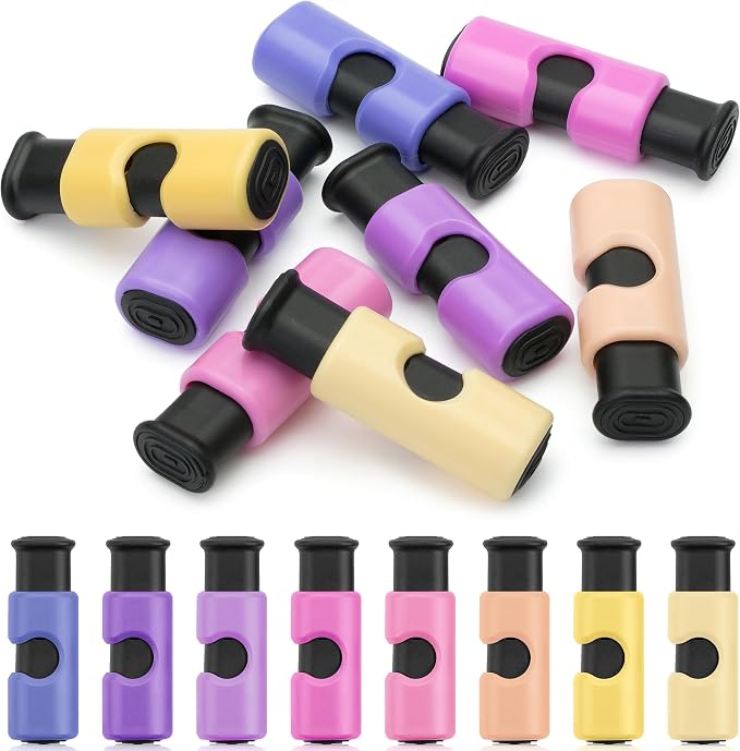 Mr. Pen- Squeeze and Lock Bread Bag Clips, 2.4 Inch, 8 Pack | Multicolor Squeeze Lock Clips, Reusable Bag Closures for Bread, Snacks, Coffee, Food Storage, Fits Thick and Thin Bags