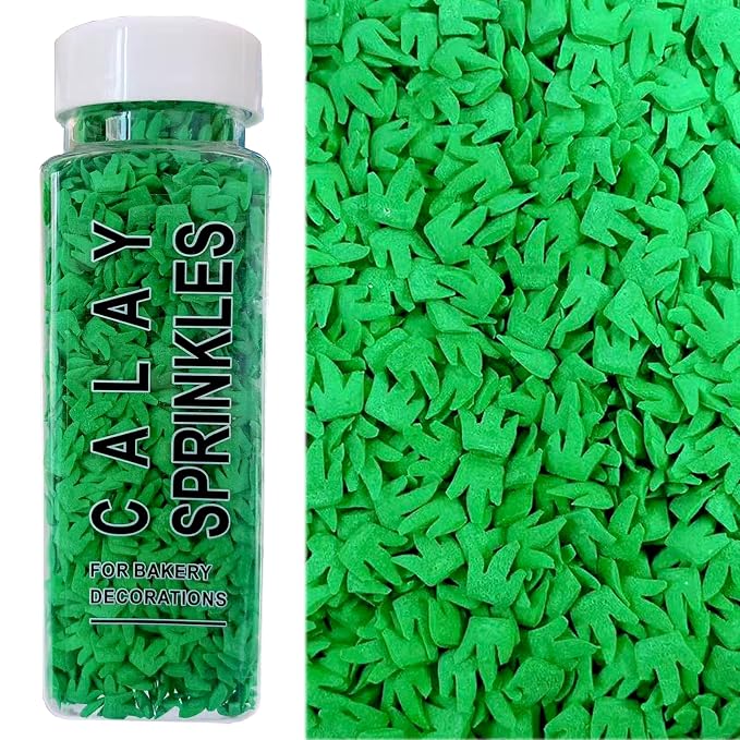 PhilaeEC Green Grass Sprinkle for Cake Decoration Edible Football Field Theme Party Cake Baking Cookie Cupcake Toppers Decoration St Patricks Valentines Halloween Christmas Supplies