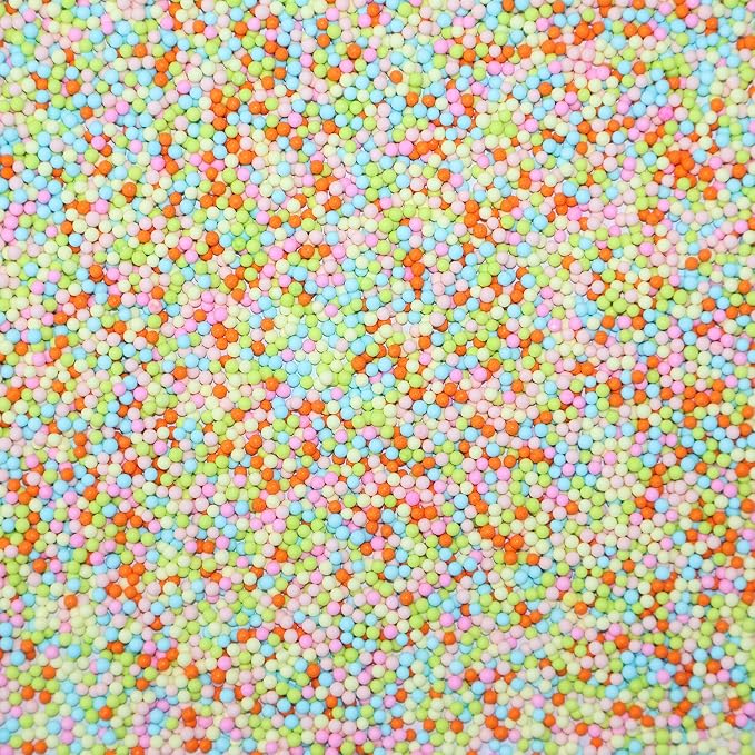 Easter Nonpareils Sprinkles, 1.32LB, Sujoygar Edible Pastel Sprinkles Bulk for Cake Decorating Cupcake Toppers Cookies Baking, Easter Spring Party Supplies Birthday Celebrations