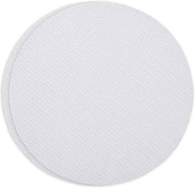 Ateco Set of 2 Non-Slip Pads, Reusable, Food Safe Plastic, 12-Inch Diameter, White