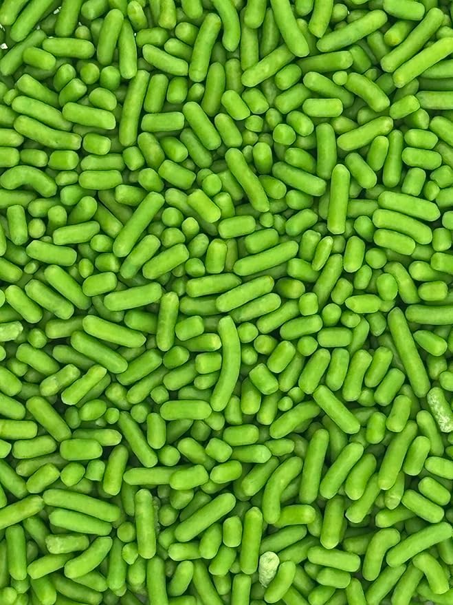 Light Green Sprinkles 4oz pack for Baking Cakes, Cupcakes, Cookie Decorations, Ice Cream and Donut Toppings Edible Decorating Baking Supplies - 4 oz package (Green)