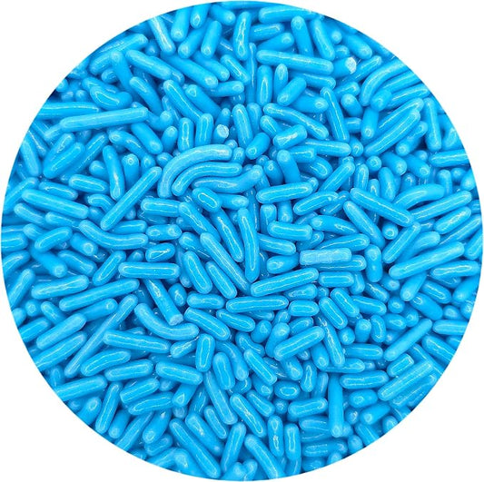NCS Blue Jimmies Edible Sprinkles – Cupcake, Cake & Cookie Decorations, 7 oz