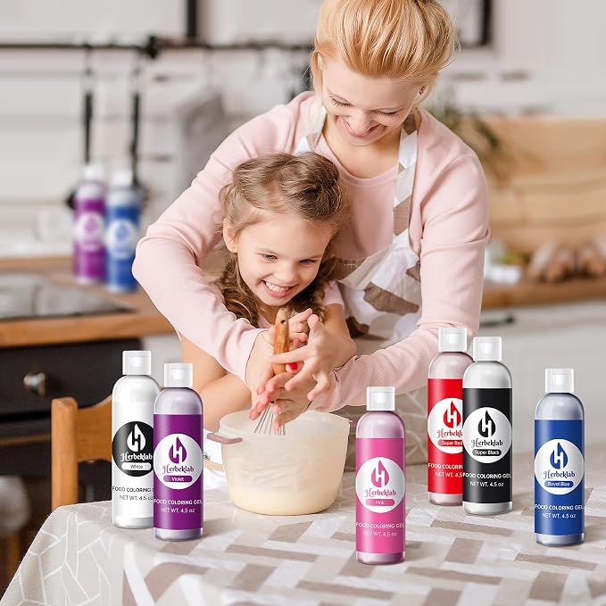 Pink Gel Food Coloring – 4.5 oz Professional Grade Concentrated Food Dye, Gel Based Coloring for Icing, Baking, Cake Decorating & Cookies