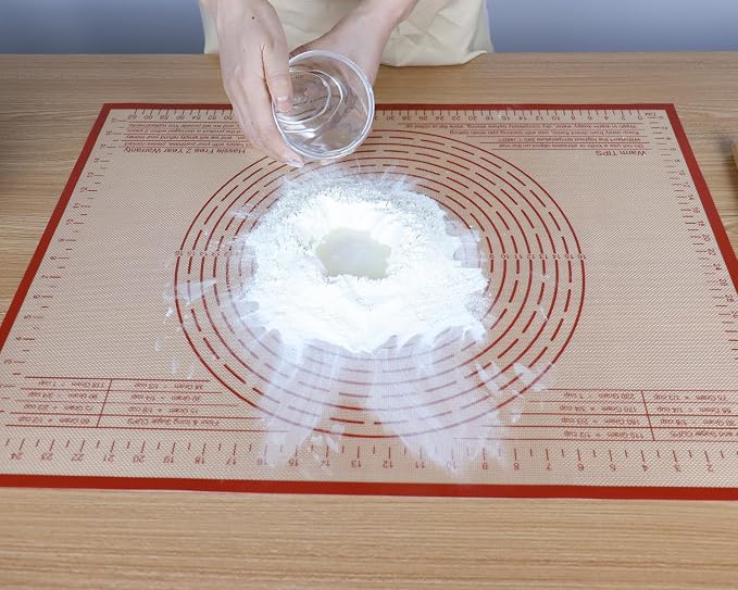Silicone Pastry Mat 34X26 inch Baking mat Perfect for Dough, Pastry, Pie Crust, Fondant, Cookies, Bread, Pasta/Pizza,Pastry Board, Kitchen Counter Mat