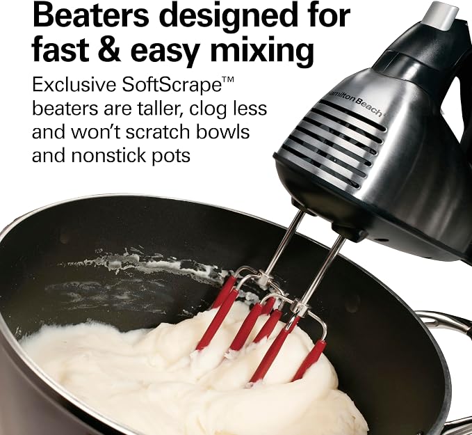 Hamilton Beach Softscrape Hand Mixer