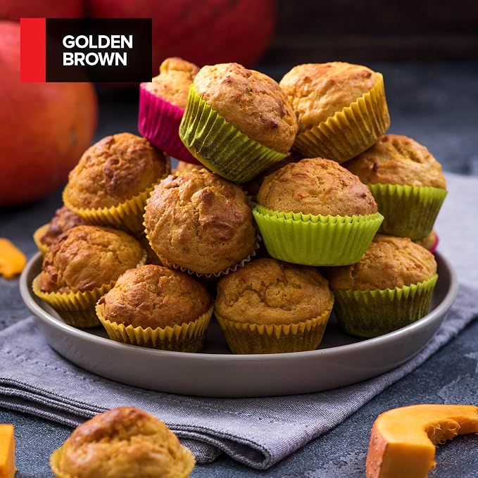 Stock Your Home (40-Count) Disposable Muffin Tins 6-Cup, Standard Size Foil Muffin Pans, Aluminum Cupcake Tin for Baking, To-Go Trays for Bake Sales, Parties, Holidays