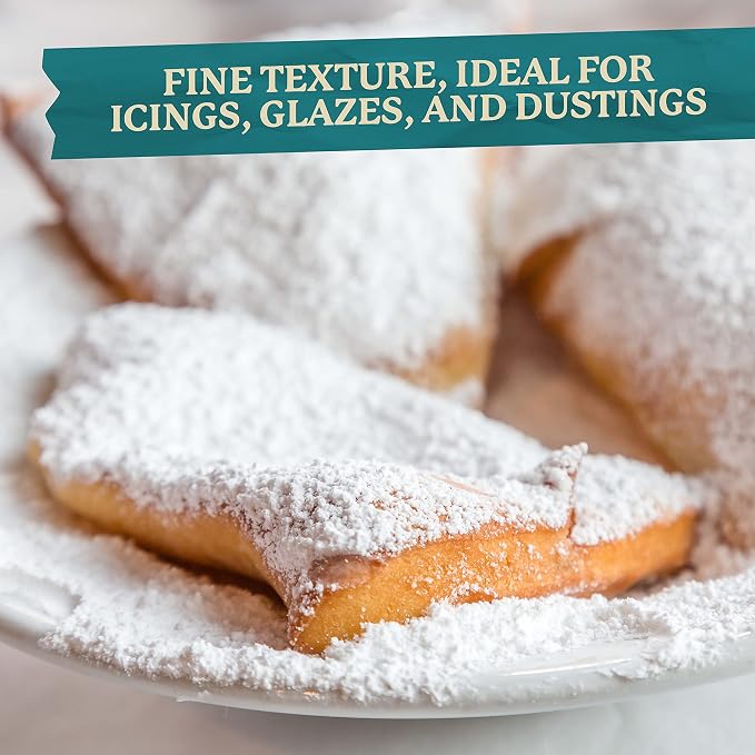 Roots Circle Confectioners Sugar | Non GMO & Gluten-Free Powdered Sugar | Vegan & Kosher for Passover | Great for Glazes, Fudge, Icing and Dusting | 1 Pack - 17oz