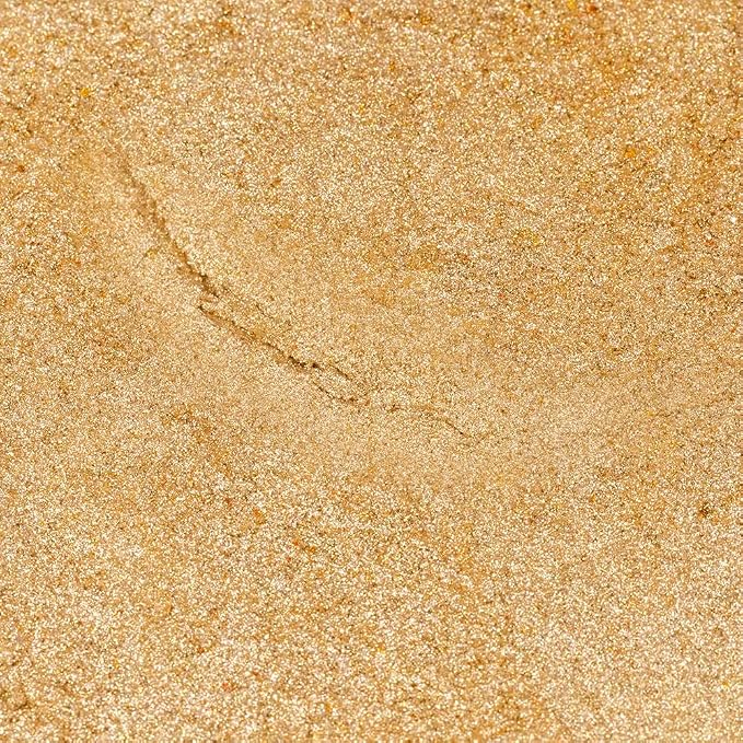 Luster Dust - Super Gold (4g 1x Jar) | Edible Vegan Dust & Paint for Cake Decorating, Ice Cream, Desserts, Cocktails and Beverages by Bakell