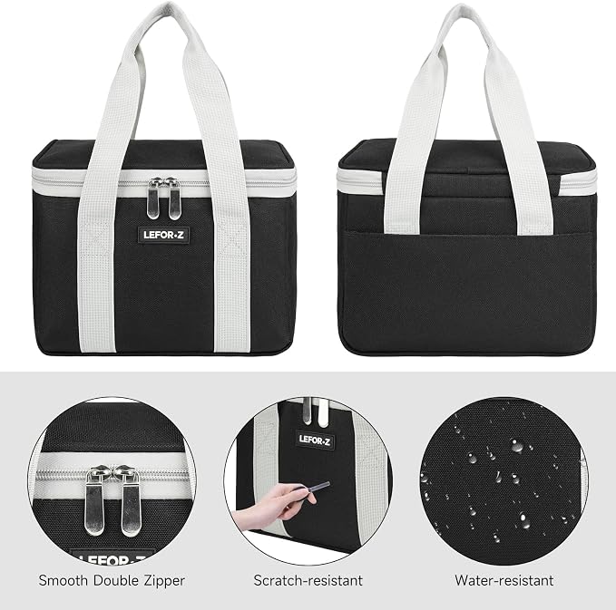 LEFOR·Z Hand Mixer Carrying Bag Compatible with KitchenAid 5/6/ 7/9 Ultra Power Speed Hand Mixers,Portable Travel Storage Case Bag Fits for Kitchen Aid Mixer Accessories,Black/Grey (Bag Only)