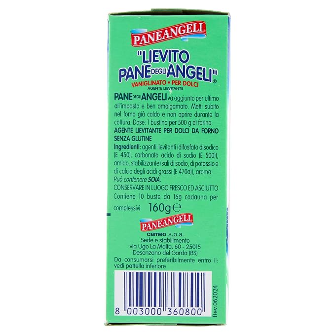 Paneangeli Lievito Pane Degli Angeli Yeast - 10 count