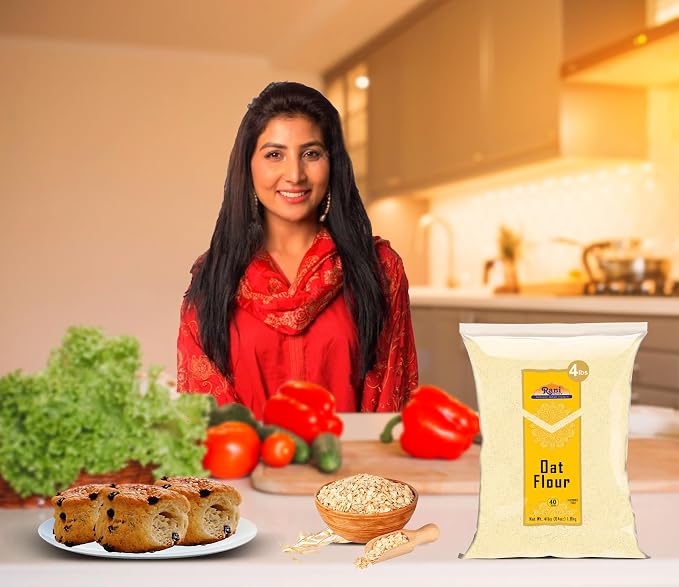 Rani Oat Flour 64oz (4lbs) 1.81kg ~ All Natural | Gluten Free | NON-GMO | Kosher | Vegan | Product of USA