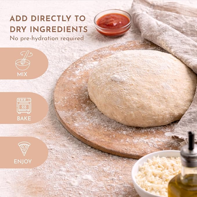 Title: Scratch Premium Pizza Dough Yeast – Instant Dry Yeast for Homemade Pizza, Neapolitan & Artisan Pizza Dough, Flatbread & Focaccia – Works in Bread Machines - (Pizza 8 oz) (1 Packet)