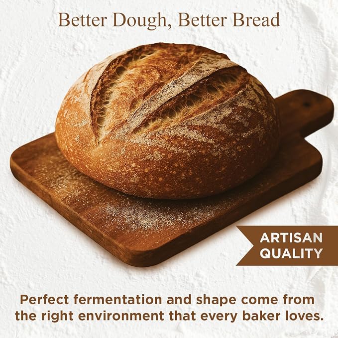Sourdough Bread Kit – 9-Inch Banneton Proofing Basket with Liner, Whisk, Lame, Scrapers and Recipe Guide | Complete Bread Making Supplies and Sourdough Tools – Great Gift Idea for Bakers