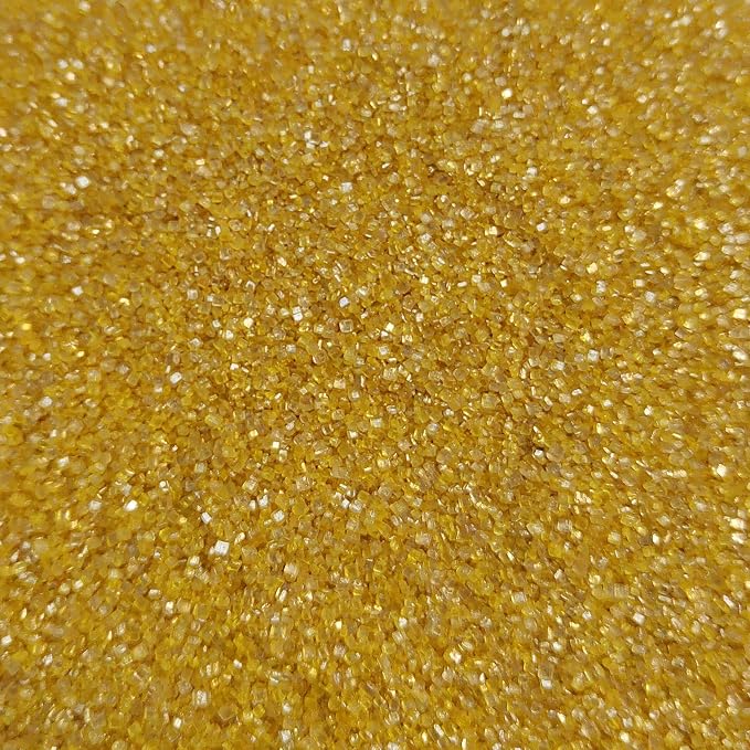 Gold Sprinkles for Baking, Gold Sanding Sugar Crystals, 4.23 ounces Edible Sparkling Coarse Sugar Sprinkles for Cake Decorating, Cupcake Topper, Cookie Toppings, Wedding Birthday Christmas Supplies
