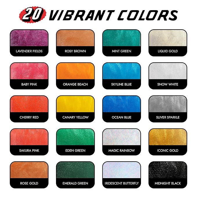 MONÉGASQUE Iridescent Edible Glitter for Drinks 10g – Edible Glitter for Cakes & Cocktails - 4th of July Drink Shimmer Powder - Food Decorating Sprinkles, Cake Decorations, & Cupcake Decorations Spray