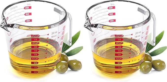 Prepworks by Progressive Measuring Cup - 2.5 Cup Capacity,(Pack of 2)