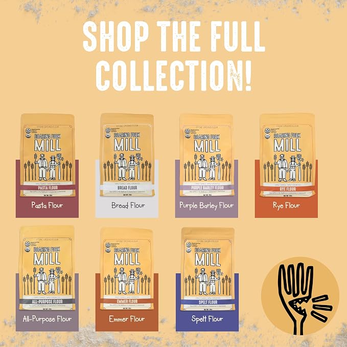 Stone-Milled Bread 00 Flour – USDA Organic & Regenerative Organic Certified Heritage Grain Wheat – Reliable Rise for Artisan Breads, Pizza & Pastries