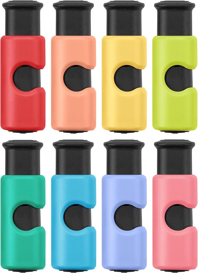 Mr. Pen- Squeeze and Lock Bread Bag Clips, 2.4 Inch, 8 Pack | Multicolor Squeeze Lock Clips, Reusable Bag Closures for Bread, Snacks, Coffee, Food Storage, Fits Thick and Thin Bags