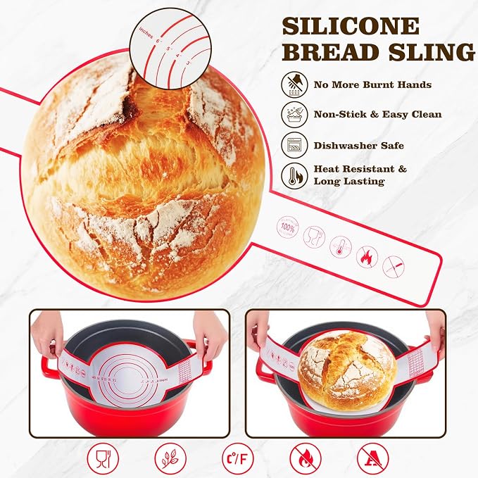 Complete Sourdough Starter Kit, 9 Inch Bread Proofing Basket, 24 Oz Sourdough Starter Jar Kit, Sourdough Bread Baking Supplies, Sour Dough Starter Kits for Beginners Home Bakers Wife Mom