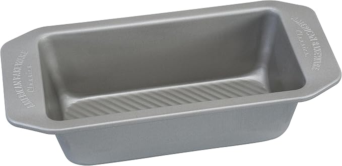 USA Pan American Bakeware Classics 1 Pound Loaf Baking Pan, Aluminized Steel