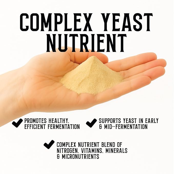 Craft A Brew - Fermaid K - For Wine & Beer Brewing - Blended Complex Yeast Nutrient - Promotes Yeast Growth & Reproduction - For Efficient Fermentation - 1 oz Package