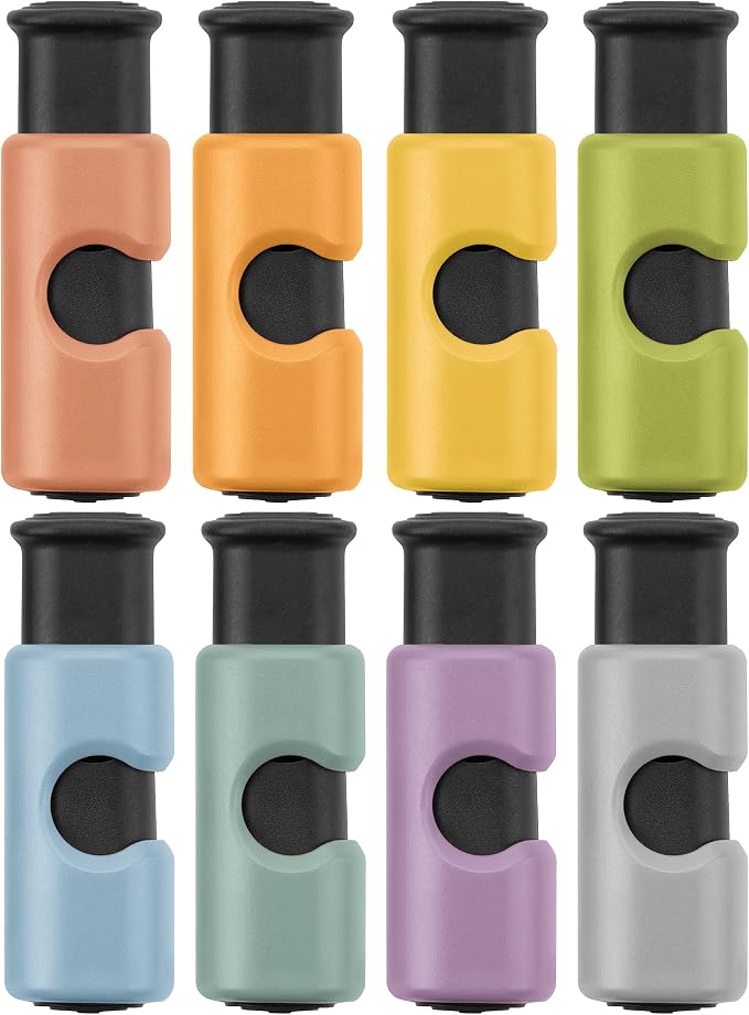 Mr. Pen- Squeeze and Lock Bread Bag Clips, 2.4 Inch, 8 Pack | Multicolor Squeeze Lock Clips, Reusable Bag Closures for Bread, Snacks, Coffee, Food Storage, Fits Thick and Thin Bags