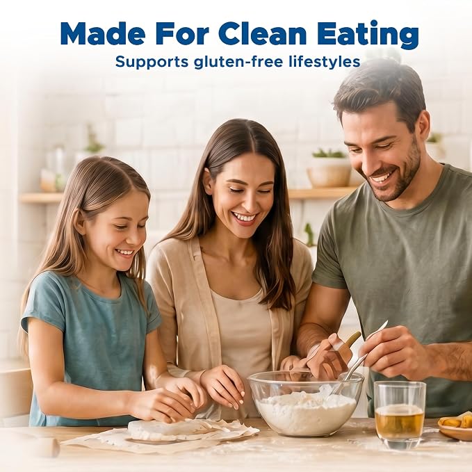 Jans Cassava Flour, 2 lb – Gluten Free All Purpose Flour Substitute, Non-GMO Grain Free Baking Flour, Paleo & AIP Friendly, Vegan Yuca Root Flour for Bread, Tortillas, Pancakes & Baking