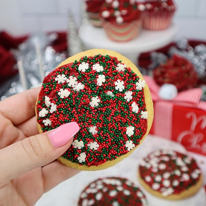 Mystic Sprinkles 4 Cell Sprinkle Assortments (O Christmas Tree, Midi)