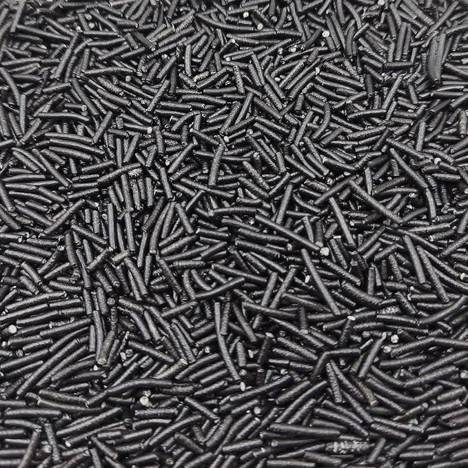 Jimmies Sprinkles, Edible Jimmy Sprinkles, Black Crunchy Jimmies Mix for Cake Decorating, Edible Cookie Cupcake Decorations for Halloween Baking and Holiday Party Treats