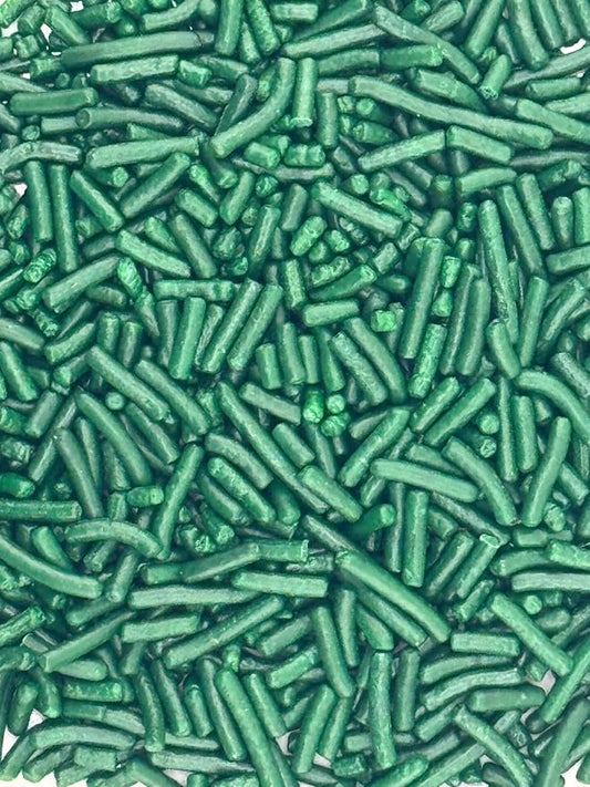 Green Sprinkles 4oz pack for Baking Cakes, Cupcakes, Cookie Decorations, Ice Cream and Donut Toppings Edible Decorating Baking Supplies (Dark Green)