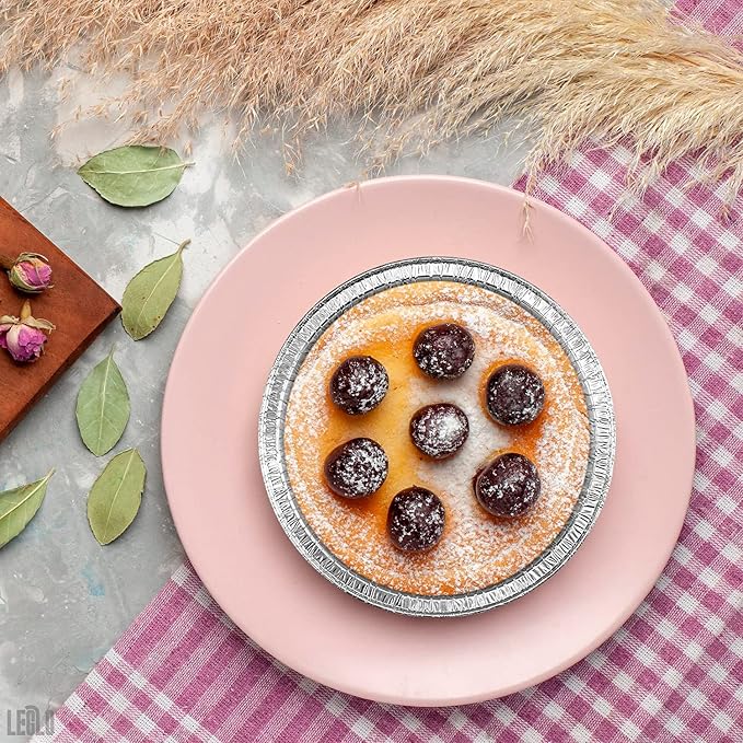 Mini Pie Tins 2.9 Inch - 200 Pack Disposable Aluminum Foil Pie Pans | Durable & Stackable, Freezer & Oven-safe for Holiday Baking & Easter Desserts, Meal Prep | Great Seasonal Easter Gifts for Bakers