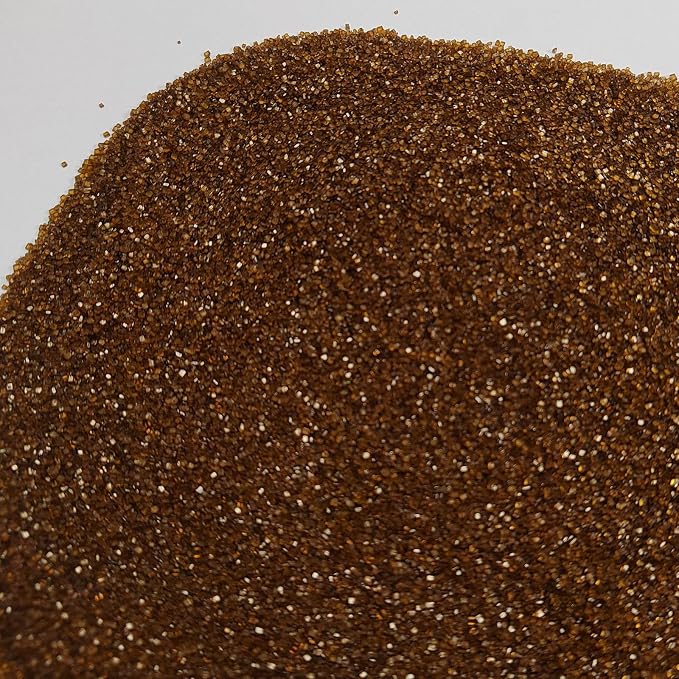 Brown Sanding Sugar Sprinkles, Brown Sugar Crystals, Edible Sparkling Sprinkles for Cake Cupcake Decorating, Baking Cake Decorations, Cookies Ice Cream Toppings, Wedding Party Christmas Supplies 130g/4.6oz