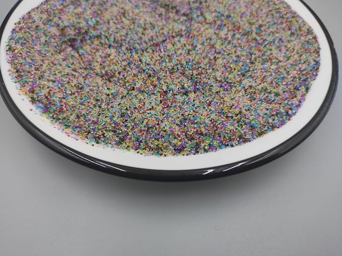 Edible 5 Ounce Fine Decorative mix Rainbow Sanding Sugar Sprinkles for Baking,Colorful Sparkling Crystals for Cakes, Cookies, Cupcakes, Ice Cream Topping and Rimming Sugar