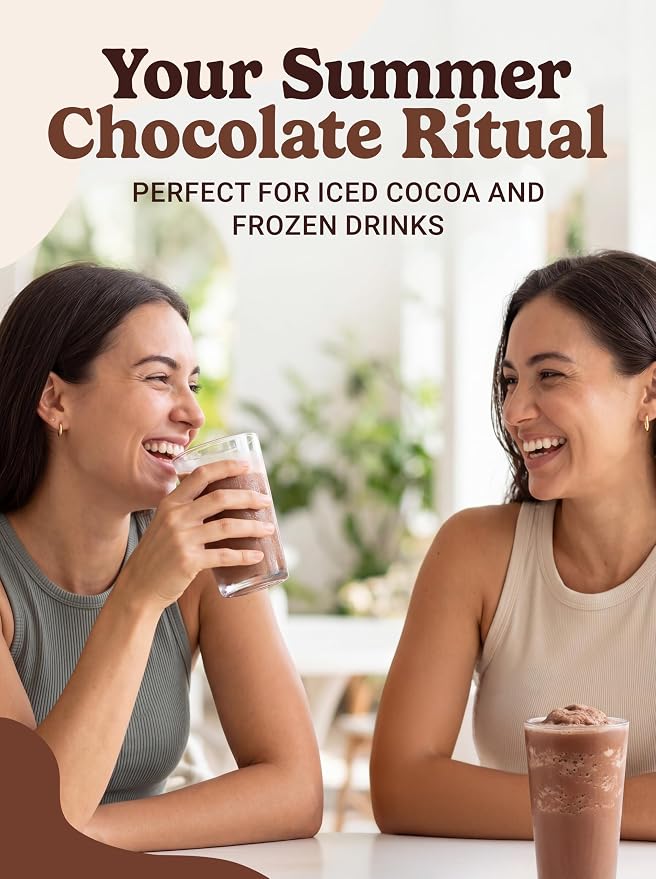 MilkBoy Dairy Free Hot Chocolate Mix - Gluten Free Swiss Cocoa Drink Powder, Vegan Hot Cocoa Mix, Gourmet Swiss Chocolate Drink, Kosher, Rainforest Alliance Certified - 12 oz Can