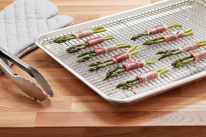 Fox Run 11695 Stainless Steel Cooling Rack, 12 x 17 x 1 inches, Metallic