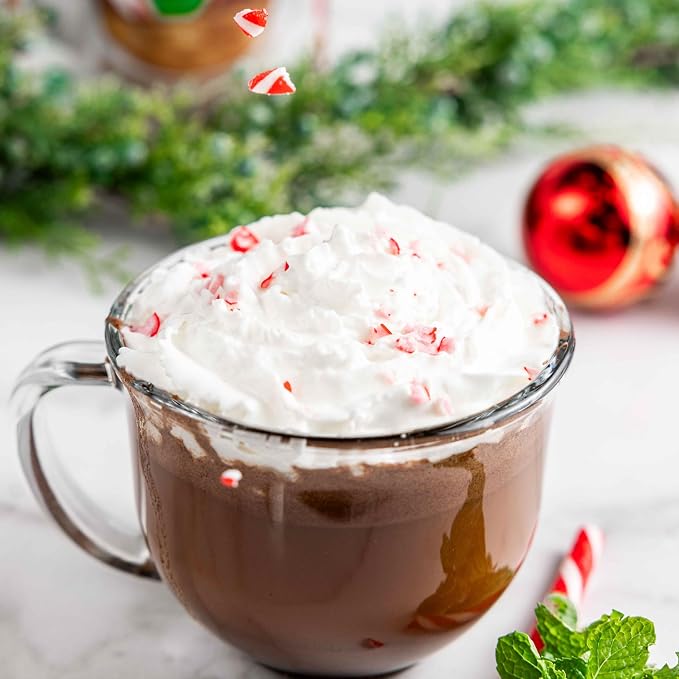 Bare Life Organic Peppermint Hot Cocoa Mix, 5 lb Bulk Bag, Dairy-Free, Gluten-Free, Vegan, Kosher Pareve Hot Chocolate Powder