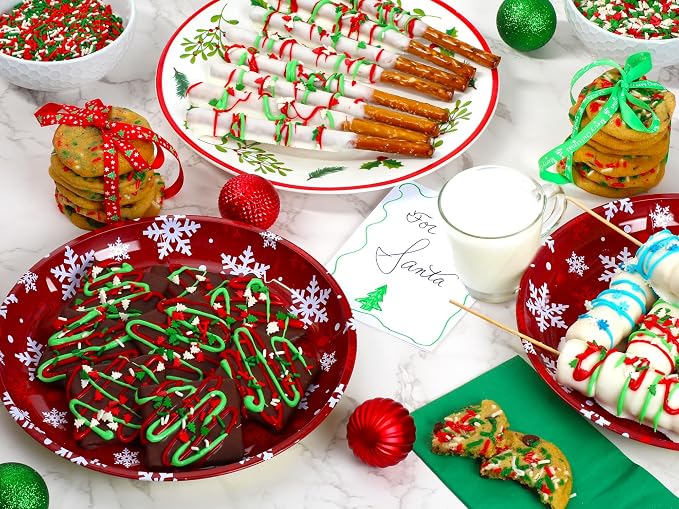 Christmas Sprinkles Bulk - 1.6 Pounds - Holiday Jimmies - Red White and Green Xmas Baking Toppings for Cookies, Cakes, Cupcakes, and More!