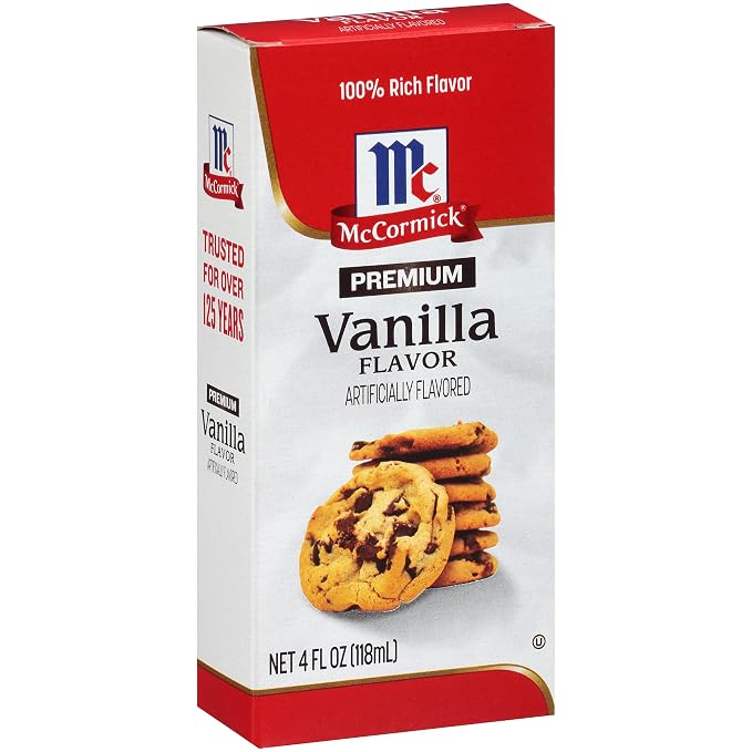 McCormick Premium Vanilla Flavor, 4 fl oz (Pack of 6)