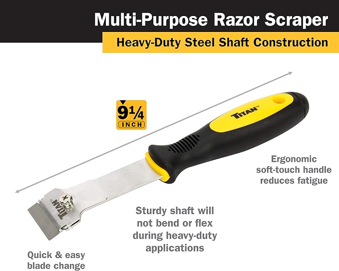 Titan 12030 heavy duty long handled razor scraper