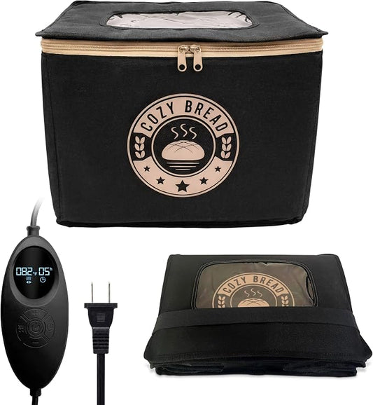 Cozy Bread® Proofer | Sourdough Proofing Box with Thermostat Control, Collapsible Bread Proofer for Dough Fermentation | USA Brand