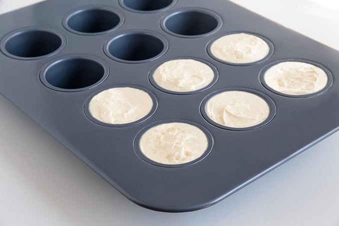 Fox Run Mini Cheesecake Pan with Removable Bottoms, Non-Stick, 10.5 x 14 x 1.5 inches