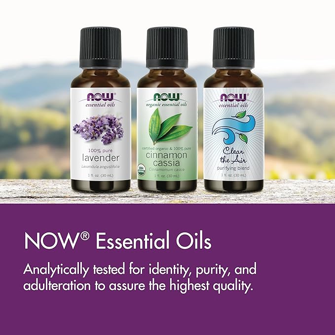 NOW Foods Essential Oils, Vanilla Oil, Blend of Pure Vanilla Bean Extract in Pure Jojoba Oil, Sweet Aromatherapy Scent, Vegan, Child Resistant Cap, 1-Ounce