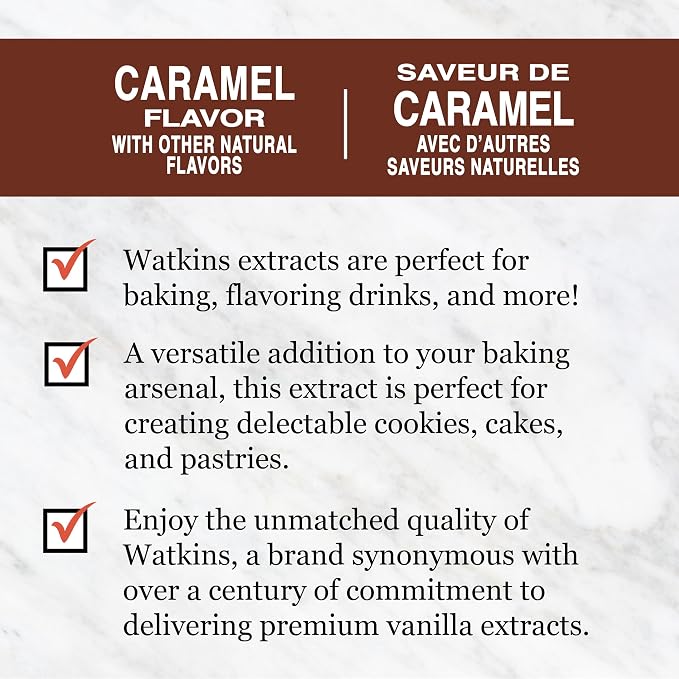 Watkins Caramel Flavor, 2 Fl. Oz., 1-Pack