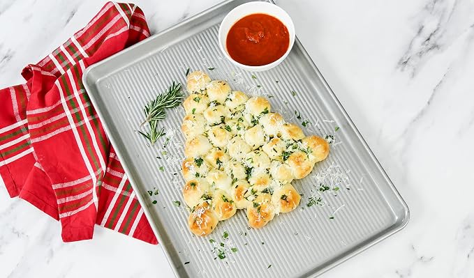 USA Pan Bakeware Nonstick Half Sheet Pan, Baking Sheet, Aluminized Steel (Pack of 6)