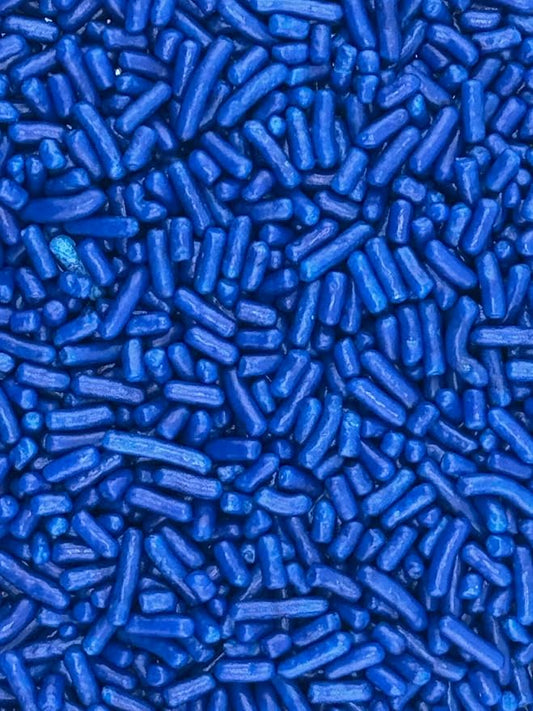 Navy Blue Sprinkles 4oz pack for Baking Cakes, Cupcakes, Cookie Decorations, Ice Cream and Donut Toppings Edible Decorating Baking Supplies (Navy Blue)