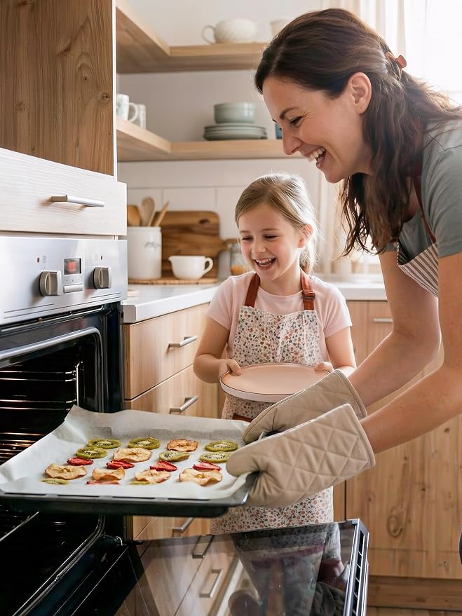 SMARTAKE 200 Pcs Parchment Paper Baking Sheets, 9x13 Inch Non-Stick Precut Baking Parchment, Suitable for Baking Grilling Air Fryer Steaming Bread Cup Cake Cookie and More (White)